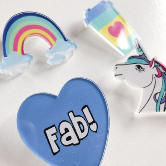 Whimsical Acetate Backpack Pins - Picture 4 of 5